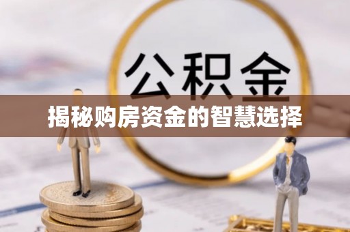 宁陕揭秘购房资金的智慧选择