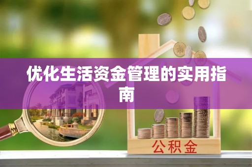 宁陕优化生活资金管理的实用指南